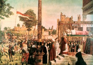 The Legend of St. Ursula: Martyrdom and Funeral of St. Ursula, 1493