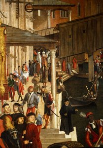 The Miracle of the Relic of the Holy Cross at Rialto Bridge in Venice (detail)