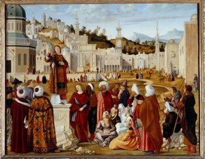 The Sermon of St. Stephen (St. Etienne) in Jerusalem