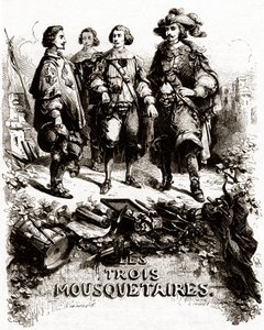 Title page from "The Three Musketeers" by Vivant (after) Beauce