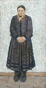 Ukrainian Peasant Woman, 1910-1911 by Vladimir Davidovich Burliuk