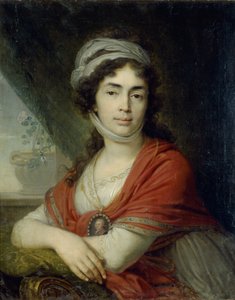 Portrait of Maria Marfa Dmitrievna Dunina, née Norova, 1799 by Vladimir Lukich Borovikovsky