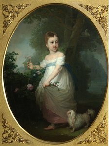 Portrait of Yelena Naryshkina as Child