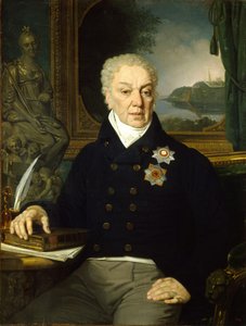 Portrait of the Secretary of State Dmitri Prokofievich Troshchinsky 1754-1829, 1819