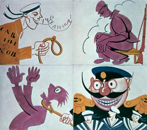 Caricature against the Constituent Assembly, 1921