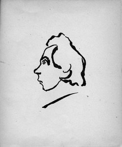 Portrait of the Poet Velimir Khlebnikov