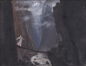Stage design for the opera Béla by A. Alexandrov by Vladimir Vladimirovich Dmitriyev