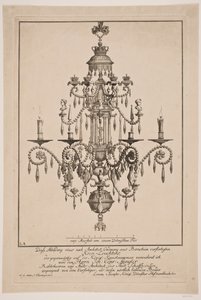 A Chandelier by W.A. Müller