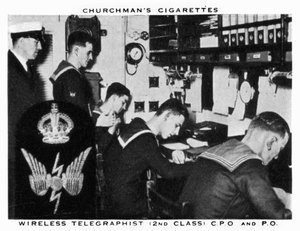 Wireless Telegraphist, 2nd Class, C.P.O and P.O