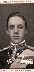H.M The King of Spain by WD and HO Wills