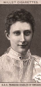 H.R.H Princess Charles of Sweden, 1908 by WD and HO Wills
