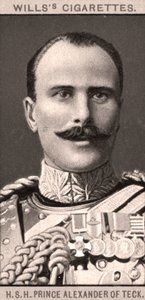 H.S.H Prince Alexander of Teck, 1908