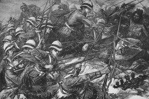 The Battle of Tamai, c1885