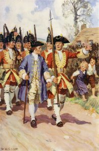 All That Day the Sergeant and the Young Soldier Marched Together by W.R.S. (after) Stott