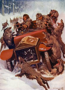The fierce creatures seemed to over-run the car by W.R.S. (after) Stott