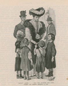 Society ladies - raid the hutches and hives where the masses burrow by W.R.S. Stott