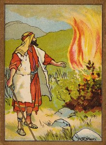 Moses and the Burning Bush by W.S. Stacey
