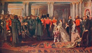 Queen Victoria presenting medals to the Guards after the Crimean War, 1856 1906