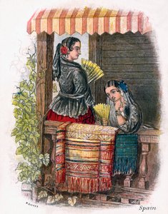 Spanish Girl by W. Dickes