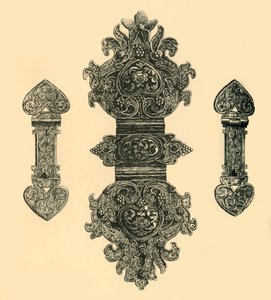Silver Book Clasps, 1881 by W. E. Mackaness