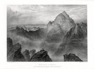 Mount Sinai: Jebel Musa as Seen from Jebel Katharina by W. Forrest