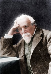 Robert Browning, English poet and playwright, late 19th century by W H Grove