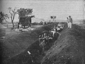 Mafeking: Natives Digging a Trench, 1902