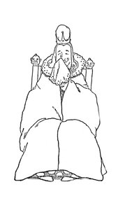 And He Wept Like a Child, c1930 by William Heath Robinson