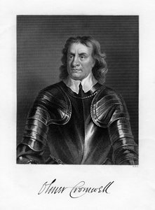Oliver Cromwell, English soldier and statesman by W. Holl