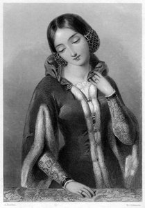 Anne of Bohemia, Queen Consort of Richard II of England by W. J. Edwards