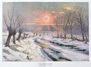 Annular Eclipse of the Sun, illustration from 