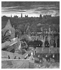 A Glimpse of Sydney from Darlinghurst, New South Wales, Australia, 1886
