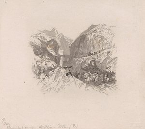 Hannibal Passing the Alps (vignette)