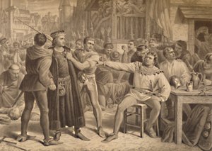 Lord Saye and Sele Brought Before Jack Cade, 1886 by W Ridgway