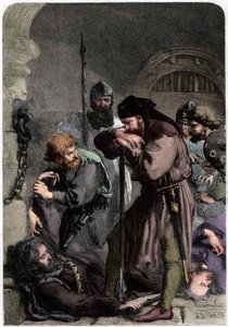 Death of Richard II, 1861 by W Thomas
