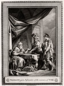 Telemachus gains Information of the commerce of Tyre by W. Walker