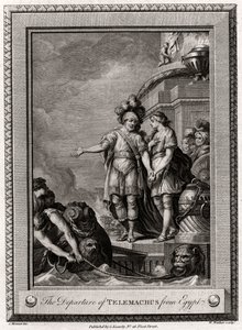 The Departure of Telemachus from Egypt by W. Walker
