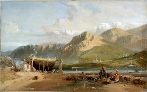 Scene on the Traeth Bach, North Wales