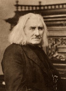 Franz Liszt (1811-1886) Hungarian pianist and composer in later life (Photogravure after a photograph by W & D Downey, London) by W. and D. Downey