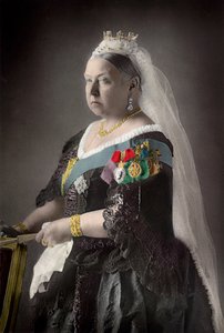 Queen Victoria (1819-1901) of the United Kingdom. Photograph by W. and D. Downey, from The Cabinet Portrait Gallery England