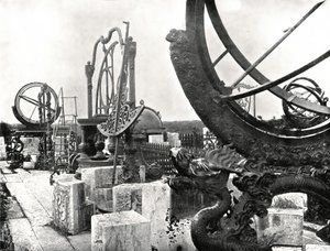 Some Instruments on Top of the Observatory, Pekin, China by W and S Ltd