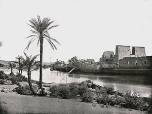Temple of Isis, Philae, Egypt, 1895