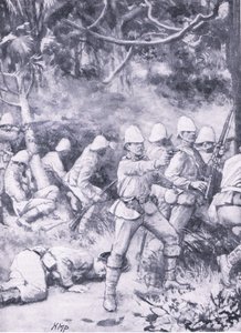 Fighting a Road Through the Forest on the Way to Coomassie