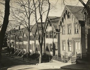 South Boston Street / Wooden Houses, Boston by Walker Evans