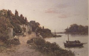 Fishing Creels in a Cornish Village