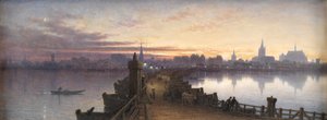 Cologne from the Bridge of Boats, 1890 by Waller Hugh Paton