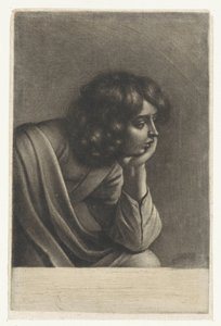 Boy Leaning on His Arm by Wallerant Vaillant