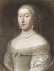 Portrait of Maria Theresa of Spain, Queen Consort of France and Navarre by Wallerant Vaillant
