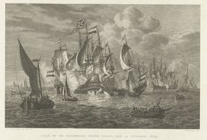 The Battle on the Zuiderzee against Bossu, 1573 by Walraad Nieuwhoff