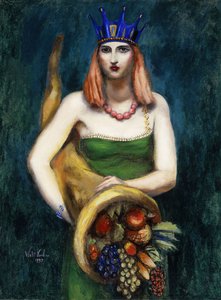 Girl with Cornucopia